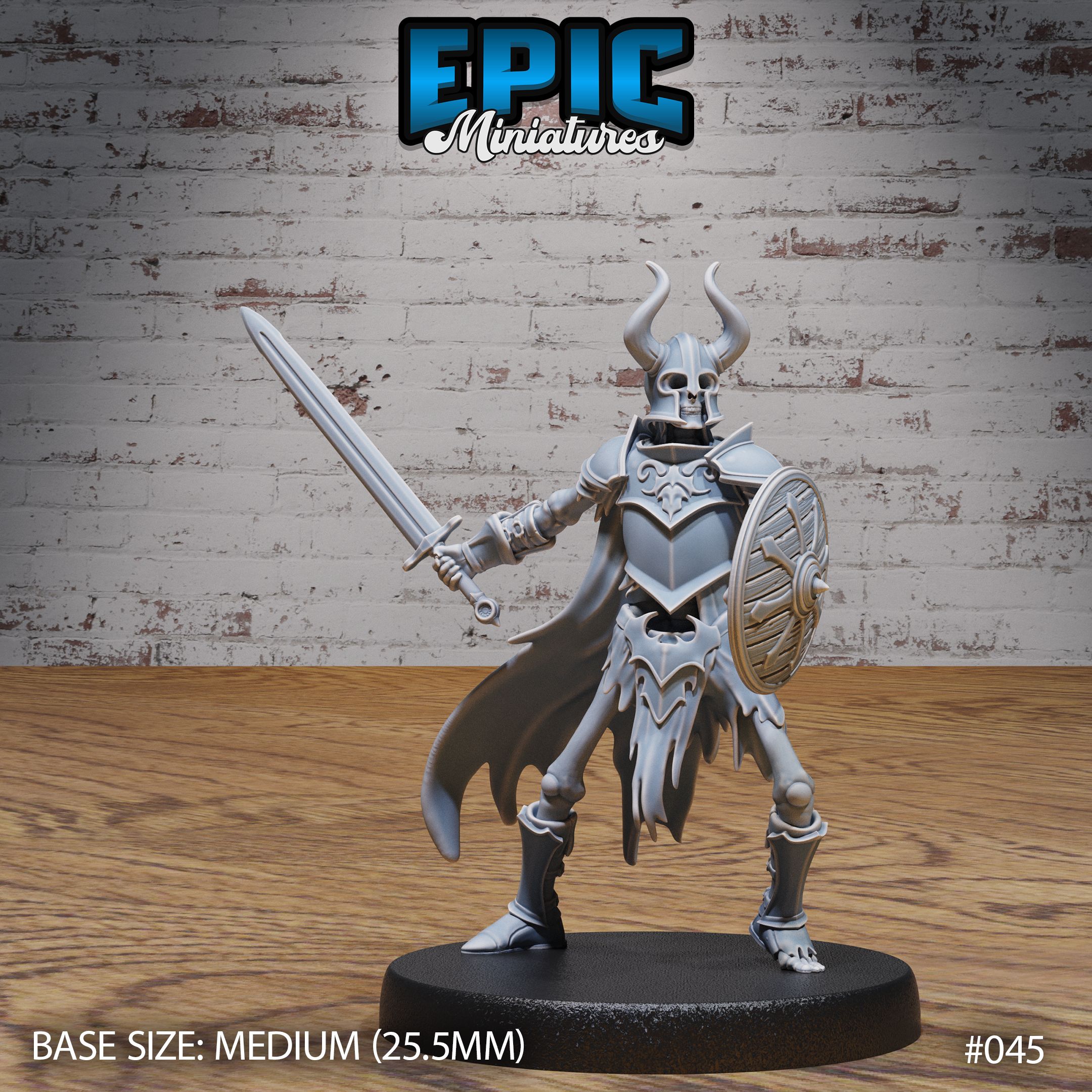 Skeleton Army Sword & Shield / Undead Soldier / Evil Skelet Warrior / Zombie Fighter / Bone Kingdom / Walking Dead Monster / Rotting Humanoid / Graveyard Encounter